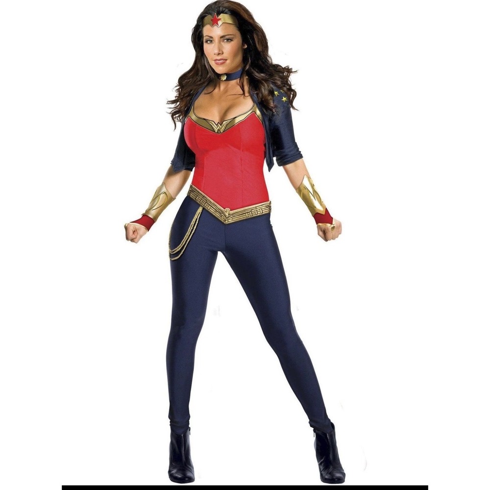 Wonder Woman Justice League Superhero Costume Set XS Mossing arm bands